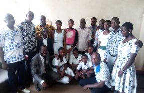 A group picture with the Builsa North Education Directorate