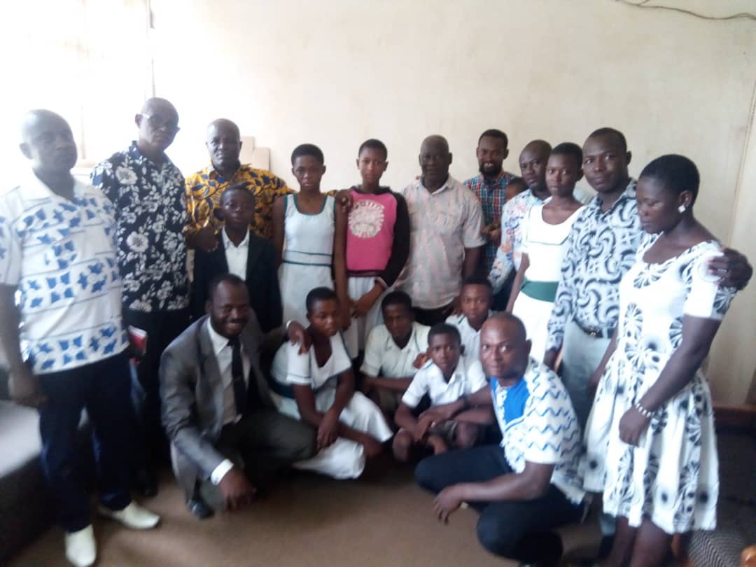 A group picture with the Builsa North Education Directorate